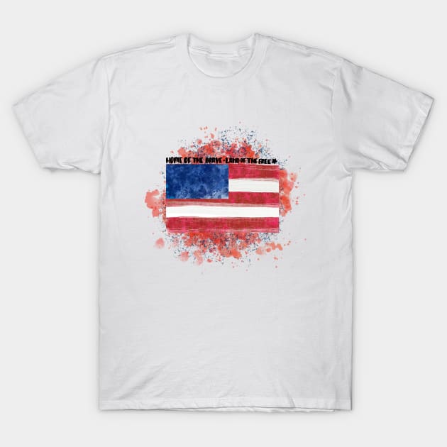 America T-Shirt by Haleys Hand